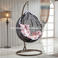 Outdoor rattan furniture swing hanging chair rattan chair